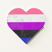 Genderflüssigkeit Notizblock (Rückseite)