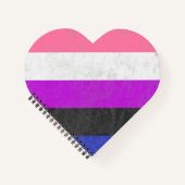 Genderflüssigkeit Notizblock (Vorderseite)