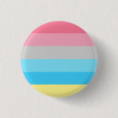 Genderflux Pride Flag Abzeichen Button (Vorderseite)