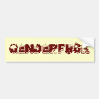 "Genderfuck" Autoaufkleber