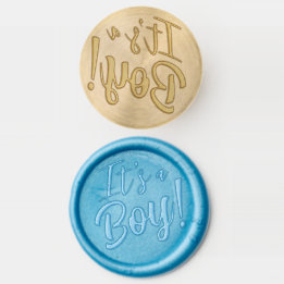 Genderoffenbarung Es ist ein Junge Wax Seal Stamp