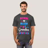 Genderoffenbarung für Oma-Großeltern-Liebe Sie T-Shirt (Vorne ganz)
