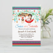 Genderoffenbarung in Senor oder Senorita Einladung (Stehend Vorderseite)