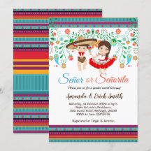 Genderoffenbarung in Senor oder Senorita