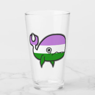 Genderqueer ängstlich, aber stolz Whale Tumbler
