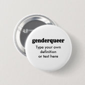 GENDERQUEER BUTTON (Vorne & Hinten)