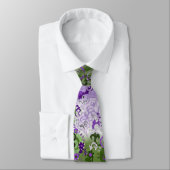 Genderqueer Dragon Damask - Genderqueer Pride Flag Krawatte (Gebunden)