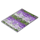 Genderqueer Dragon Damask - Genderqueer Pride Flag Notizblock (Linke Seite)