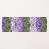 Genderqueer Dragon Damask - Genderqueer Pride Flag Yogamatte (Vorderseite (Horizontal))