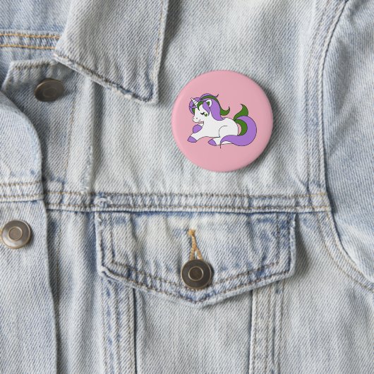 Genderqueer Einhorn Button (Beispiel)