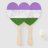 Genderqueer Fächer (Vorne und Hinten)