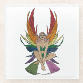 Genderqueer Fee Glasuntersetzer