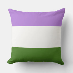 Genderqueer Flag Kissen