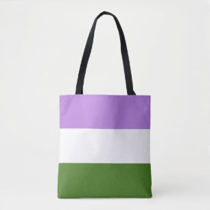 Genderqueer Flag LGBT Tote Bag Tasche