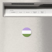 Genderqueer Flag Magnet (In Situ (Geschirrspüler))