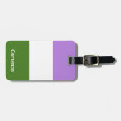 Genderqueer Flag Personalisiert Gepäckanhänger (Vorderseite horizontal)