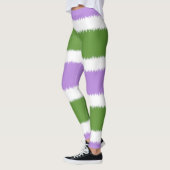 Genderqueer Flag Wide Strip Leggings (Links)
