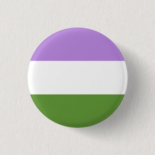 genderqueer Flagge Button (Vorderseite)