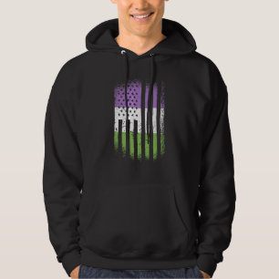 Genderqueer-Flagge Stolz Lgbtq USA-Stolzflagge Hoodie