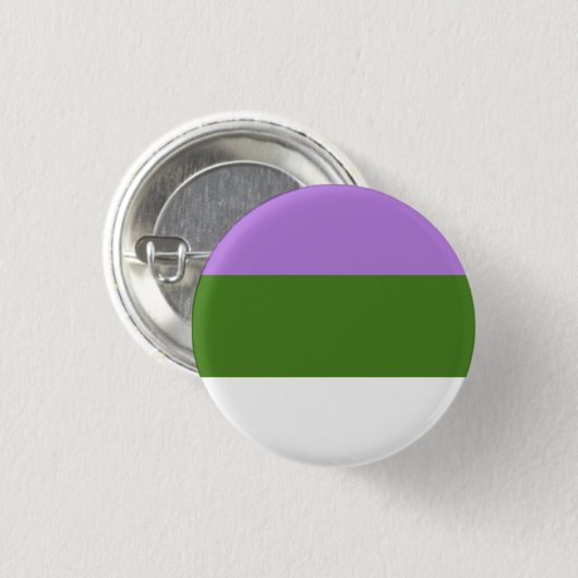 Genderqueer Flaggen-Knopf Button (Vorne & Hinten)