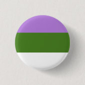Genderqueer Flaggen-Knopf Button (Vorderseite)