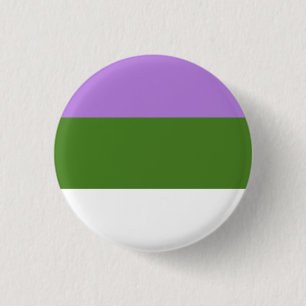 Genderqueer Flaggen-Knopf Button