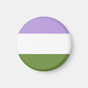 Genderqueer Flaggen-Magnet Magnet