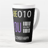 Genderqueer Happy Milchtasse (Rechte Ecke)