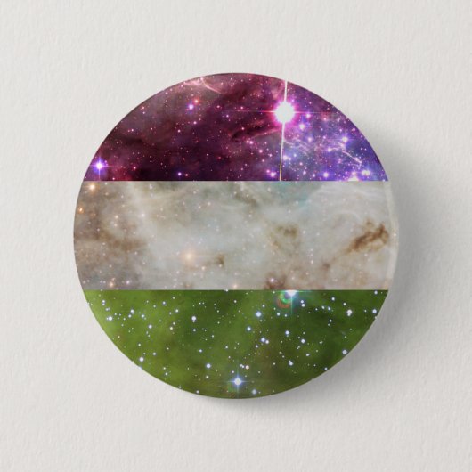 Genderqueer Nebelfleck-Flaggen-Button Button (Vorderseite)