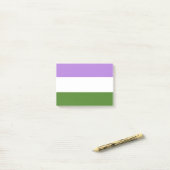 Genderqueer Post-it Klebezettel (Auf Schreibtisch)