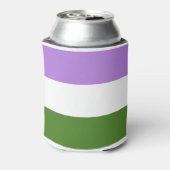 Genderqueer Pride Dosenkühler (Kanne Rückseite)