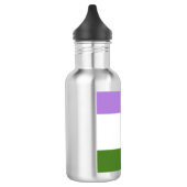 Genderqueer Pride Edelstahlflasche (Links)