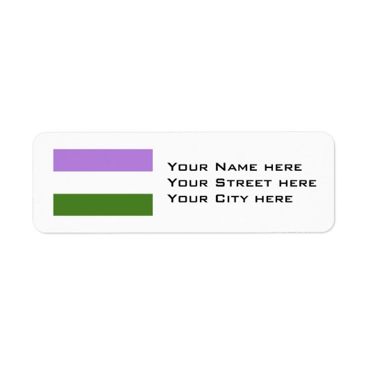 Genderqueer Pride Flag (Vorne)