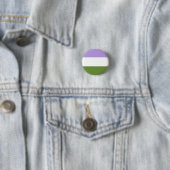Genderqueer Pride Flag Abzeichen Button (Beispiel)