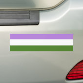 Genderqueer Pride Flag Autoaufkleber (Auf Auto)