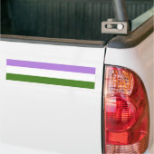 Genderqueer Pride Flag Autoaufkleber (Auf Lkw)