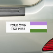 Genderqueer Pride Flag Autoaufkleber (Auf Auto)