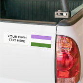 Genderqueer Pride Flag Autoaufkleber (Auf Lkw)