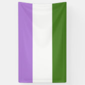 Genderqueer Pride Flag Banner (Vertikal)