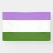 Genderqueer Pride Flag Banner (Horizontal)