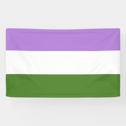 Genderqueer Pride Flag Banner (Horizontal)