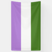 Genderqueer Pride Flag Banner (Vertikal)