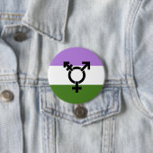 Genderqueer Pride Flag Button (Beispiel)