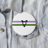 Genderqueer Pride Flag Button (Beispiel)