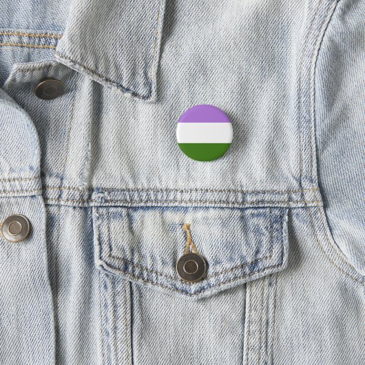 Genderqueer Pride Flag Button (Beispiel)