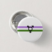 Genderqueer Pride Flag Button (Vorne & Hinten)
