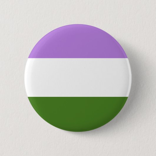 Genderqueer Pride Flag Button (Vorderseite)