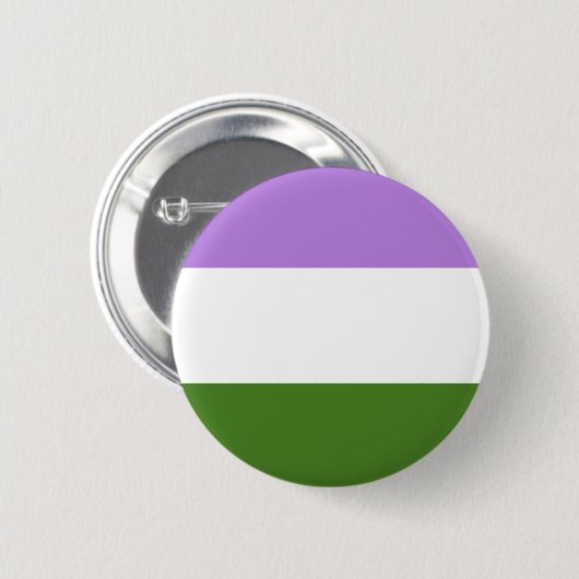 Genderqueer Pride Flag Button (Vorne & Hinten)