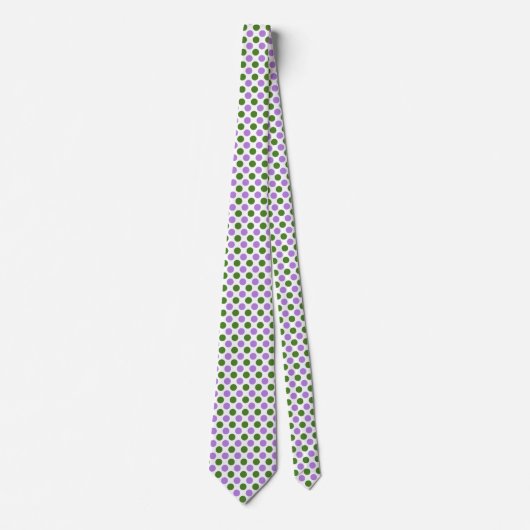 Genderqueer Pride Flag Colors Punkte Krawatte (Vorderseite)
