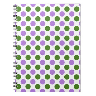 Genderqueer Pride Flag Colors Punkte Notizblock